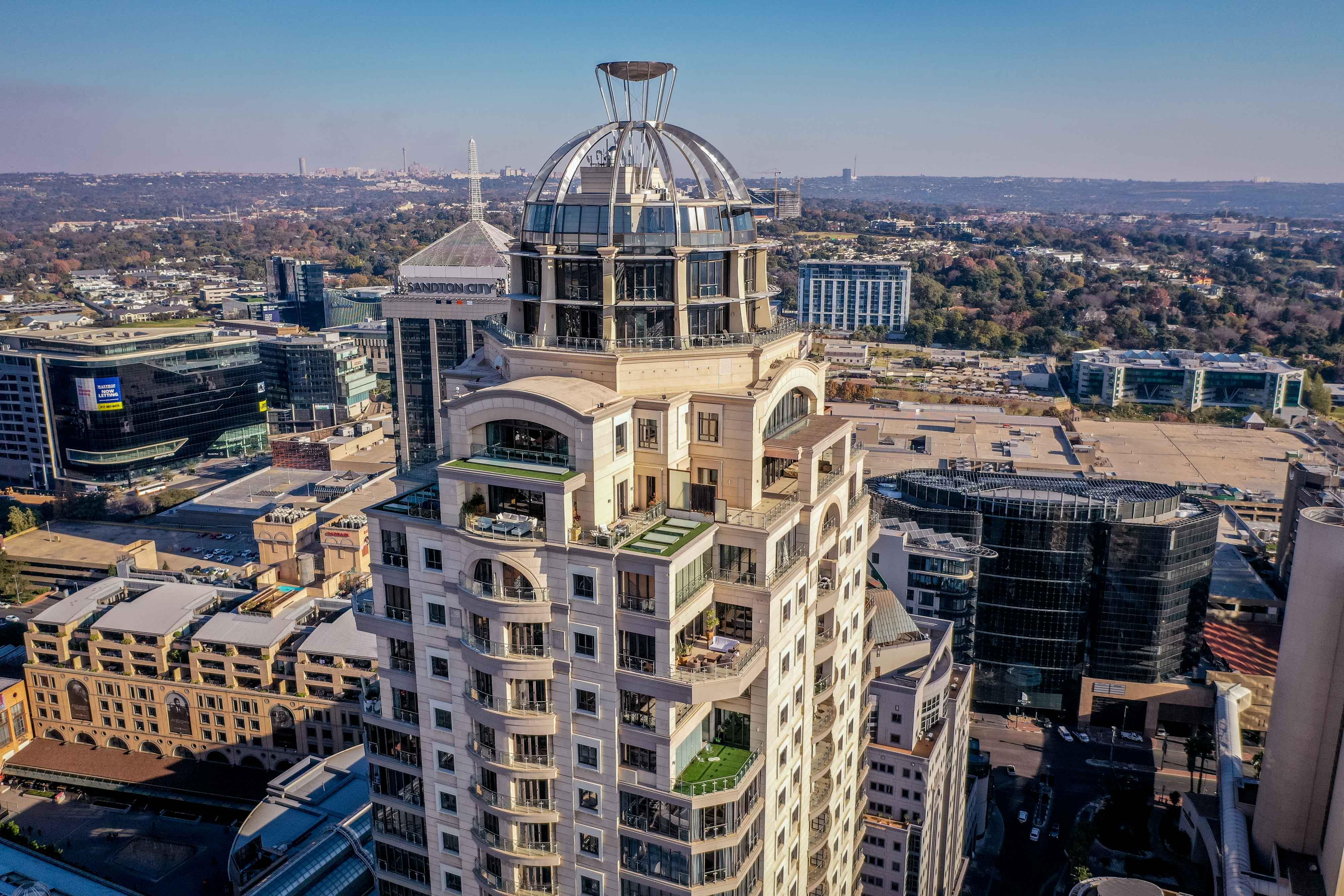 The Michelangelo Towers Hotel Sandton Exterior foto